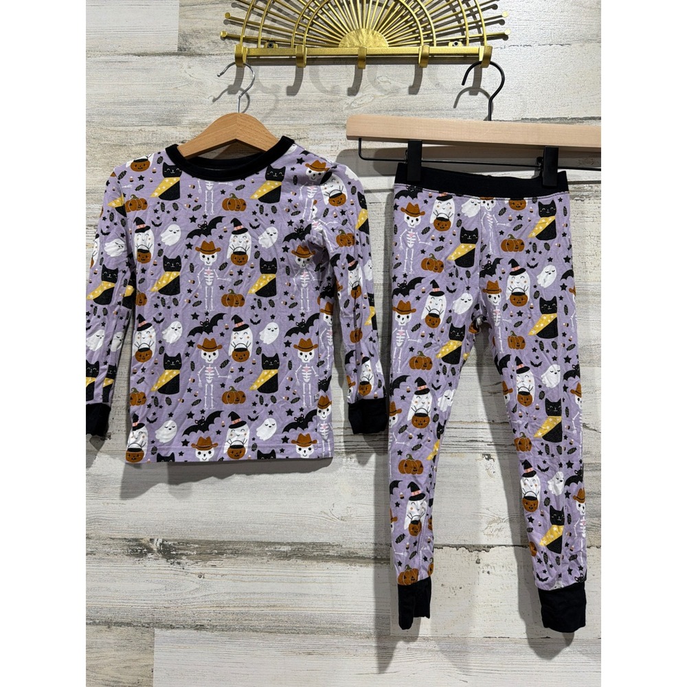 Emerson and Friends Pajamas Girls 2T Purple Halloween Bamboo Spooky EUC